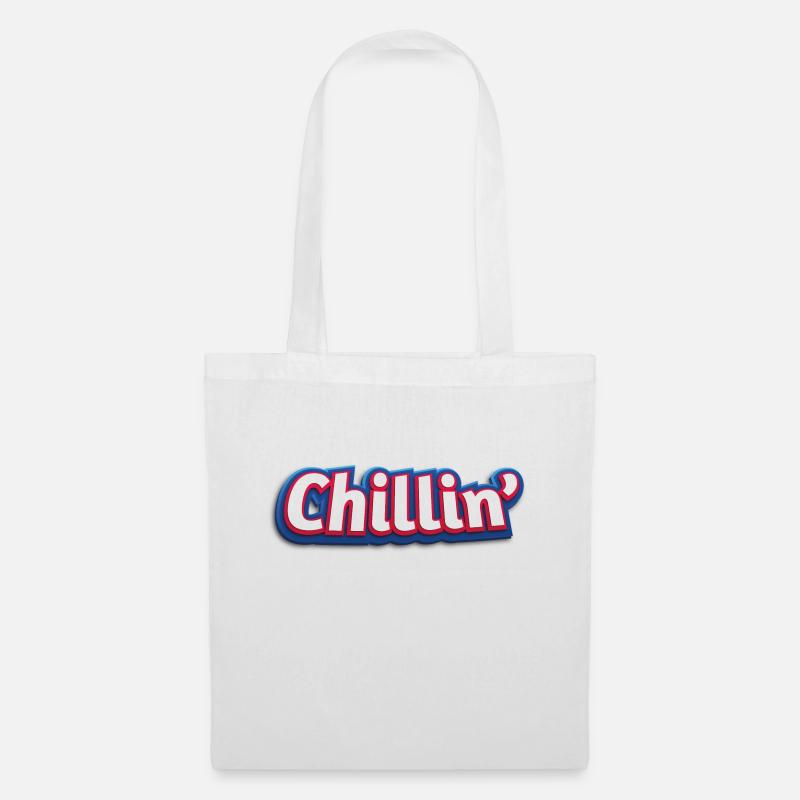 Chill chillen - Stoffbeutel - Weiß