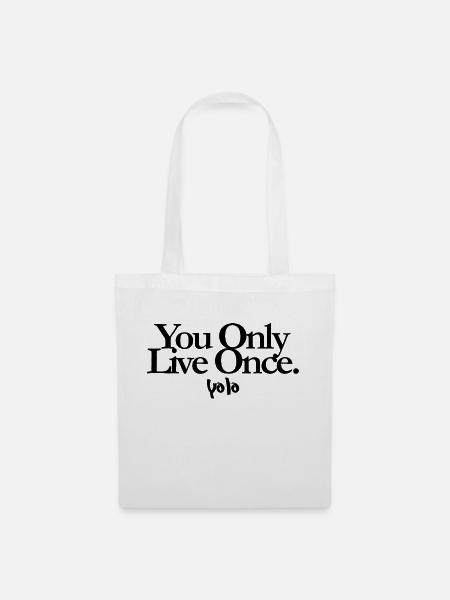 YOLO - Stoffbeutel - Weiß
