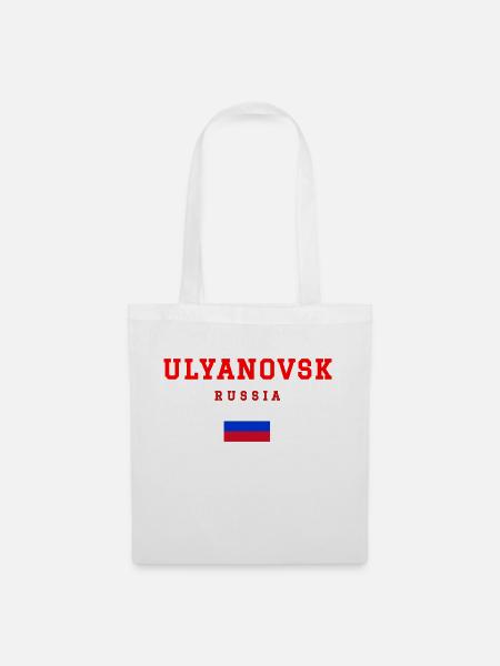 Ulyanovsk Russland - Stoffbeutel - Weiß