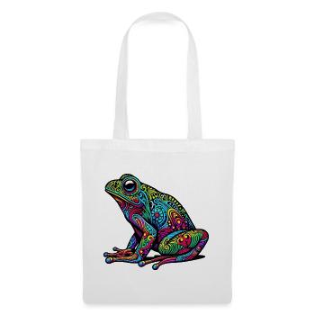 Grenouille - Sac en tissu - blanc - Devant