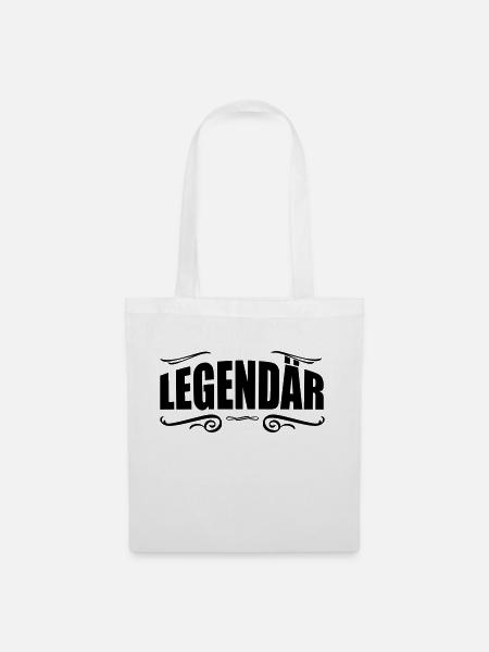 legendär - Stoffbeutel - Weiß
