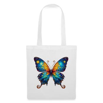 Papillon Van Gogh - Sac en tissu - blanc - Devant
