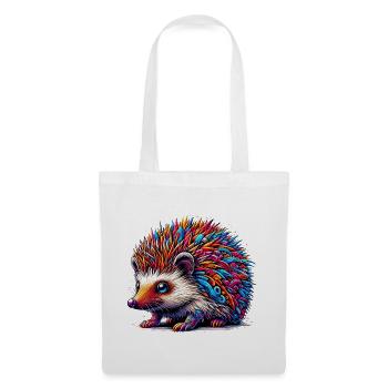 Hérisson - Sac en tissu - blanc - Devant