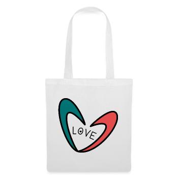 LOVE. HEART. HEARTS. HEART. FATHER's DAY - Tote Bag - white - Front