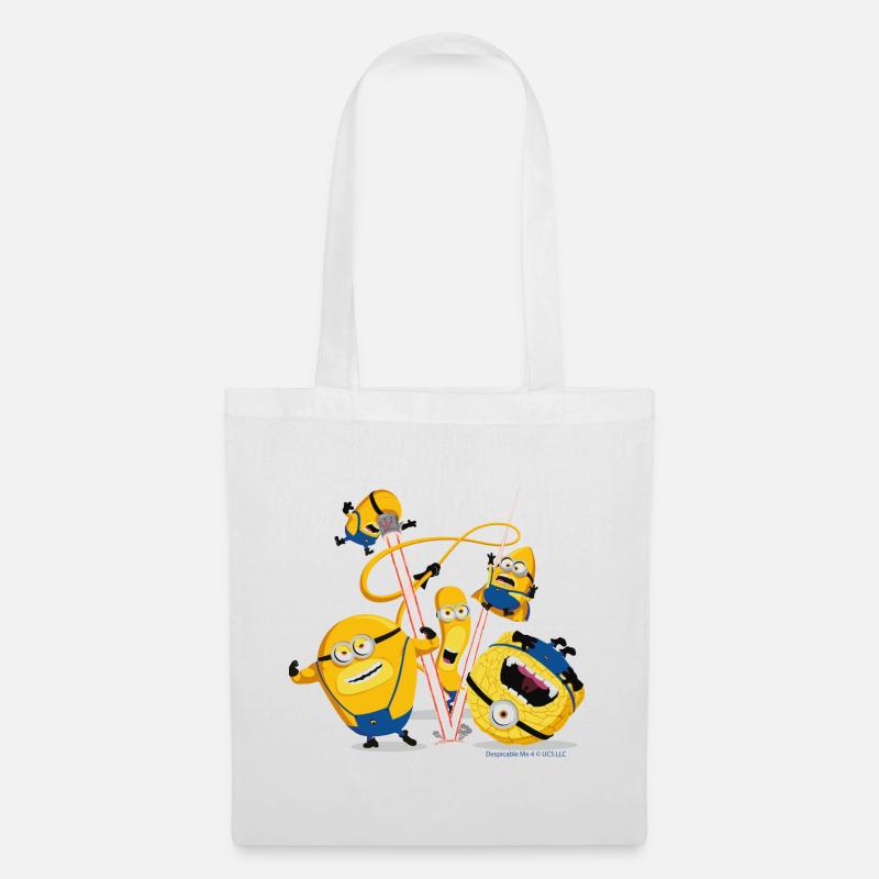 Minions Die 5 Mega Minions - Stoffbeutel - Weiß