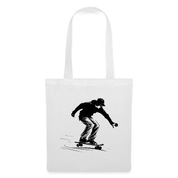 Skateboard Garçon Graphique - Sac en tissu - blanc - Devant