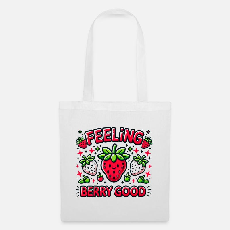 Feeling Berry Good - Stoffbeutel - Weiß