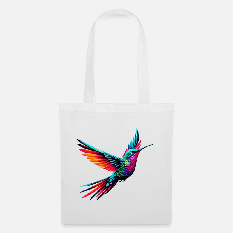 Kolibri - Stoffbeutel - Weiß