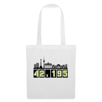 Berlin Skyline Marathon - Sac en tissu - blanc - Devant