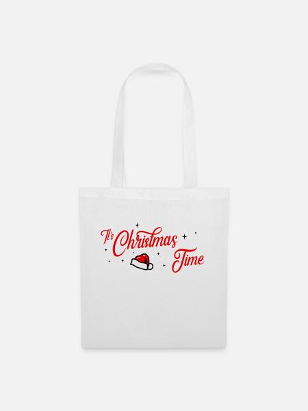 christmas time - Stoffbeutel - Weiß
