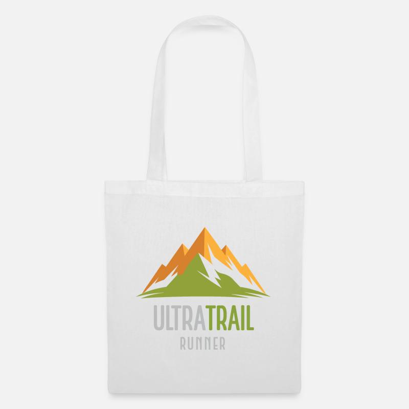 UltraTrail Läufer - Stoffbeutel - Weiß