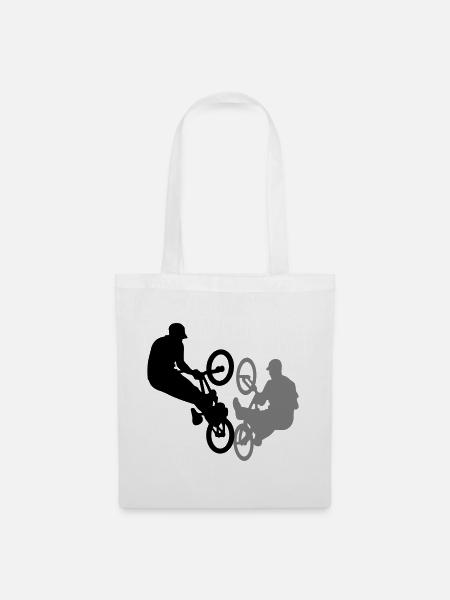BMX - Stoffbeutel - Weiß