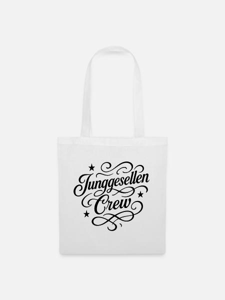 Junggesellen Crew - Stoffbeutel - Weiß