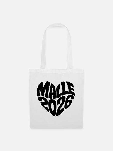Malle 2026 - Stoffbeutel - Weiß