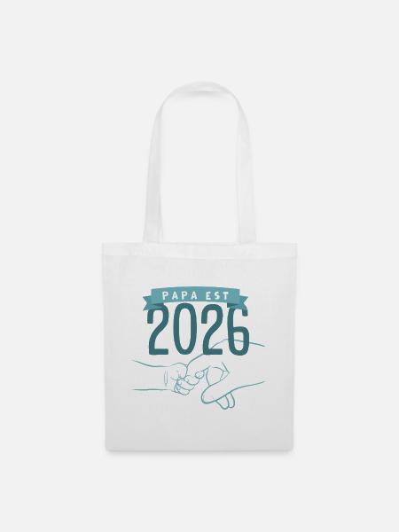 papa2026 - Stoffbeutel - Weiß