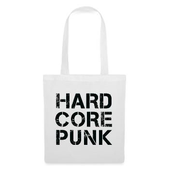Hardcore Punk Distressed Typografie - Stoffbeutel - Weiß - Vorne