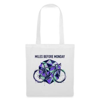 Wheels Before Monday Geometry - Tote Bag - white - Front