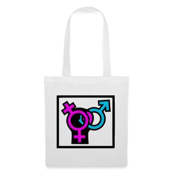 Gender Symbole Pride Icon - Stoffbeutel - Weiß - Vorne
