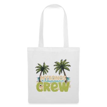 Mykonos Crew - Stoffbeutel - Weiß - Vorne