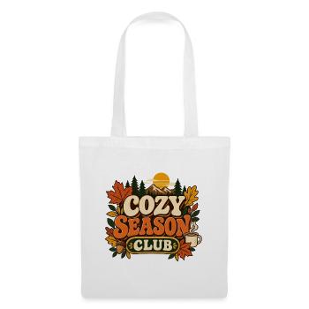 Cozy Season Club - Stoffbeutel - Weiß - Vorne
