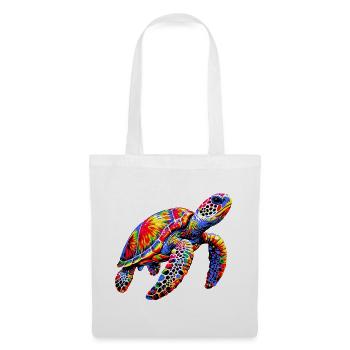 Schildkröte - Stoffbeutel - Weiß - Vorne