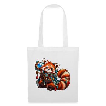 Kawaii Mystischer Roter Panda - Stoffbeutel - Weiß - Vorne