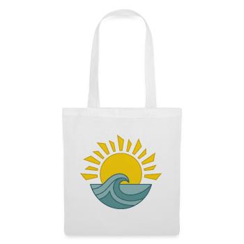 Sonnenaufgang über dem Meer - Stoffbeutel - Weiß - Vorne