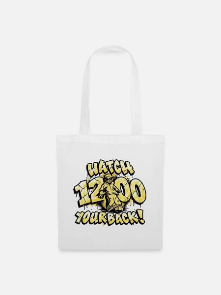 Watch 1200 Your Back Graffiti - Stoffbeutel - Weiß