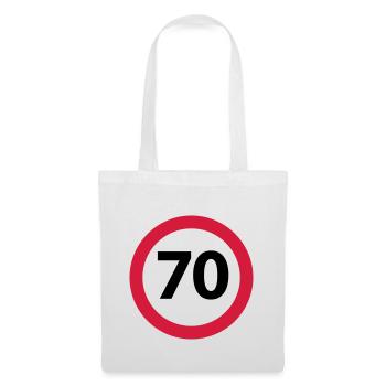70th Birthday - Tote Bag - white - Front