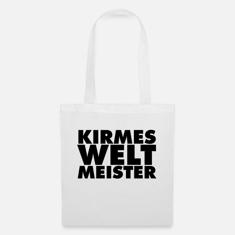 kirmes-welt-meister - Stoffbeutel - Weiß