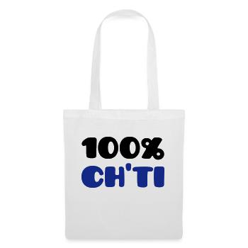 Ch'ti 100% (V) - Stoffbeutel - Weiß - Vorne