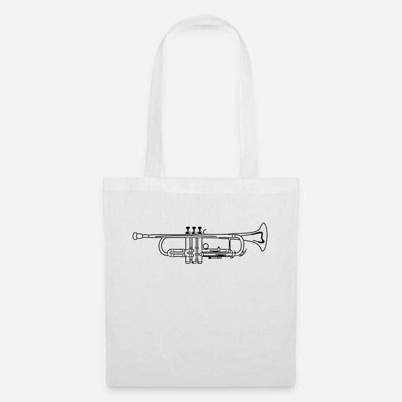 Trumpet - Stoffbeutel - Weiß