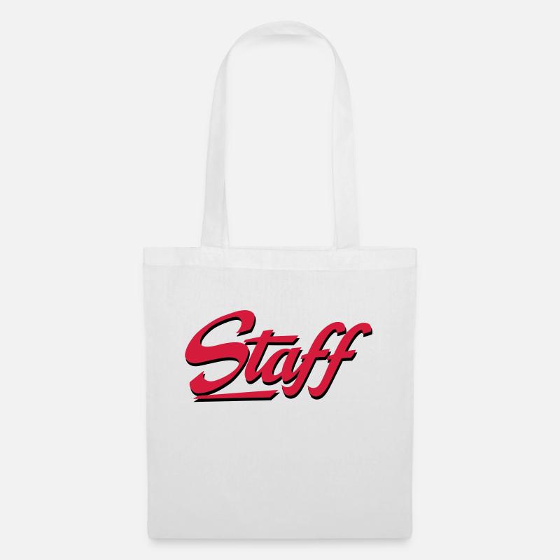 staff - Stoffbeutel - Weiß