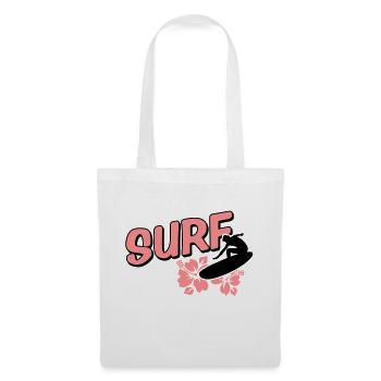 surf - Stoffbeutel - Weiß - Vorne