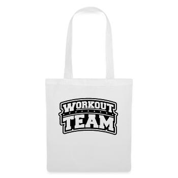 workout_team_dx1 - Sac en tissu - blanc - Devant
