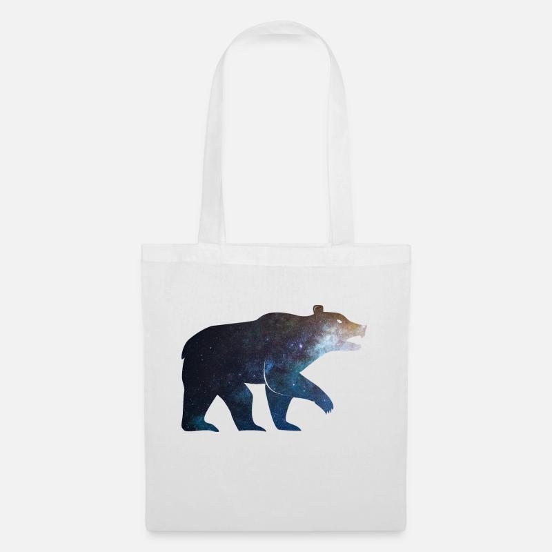 Bear Starlight - Tote Bag - white