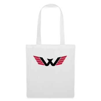 W Logo - Sac en tissu - blanc - Devant