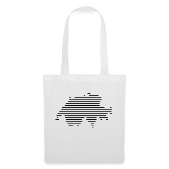 Switzerland / / Country / / contour / / map / / - Tote Bag - white - Front