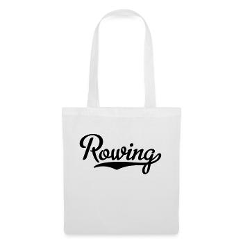 rangée - Sac en tissu - blanc - Devant