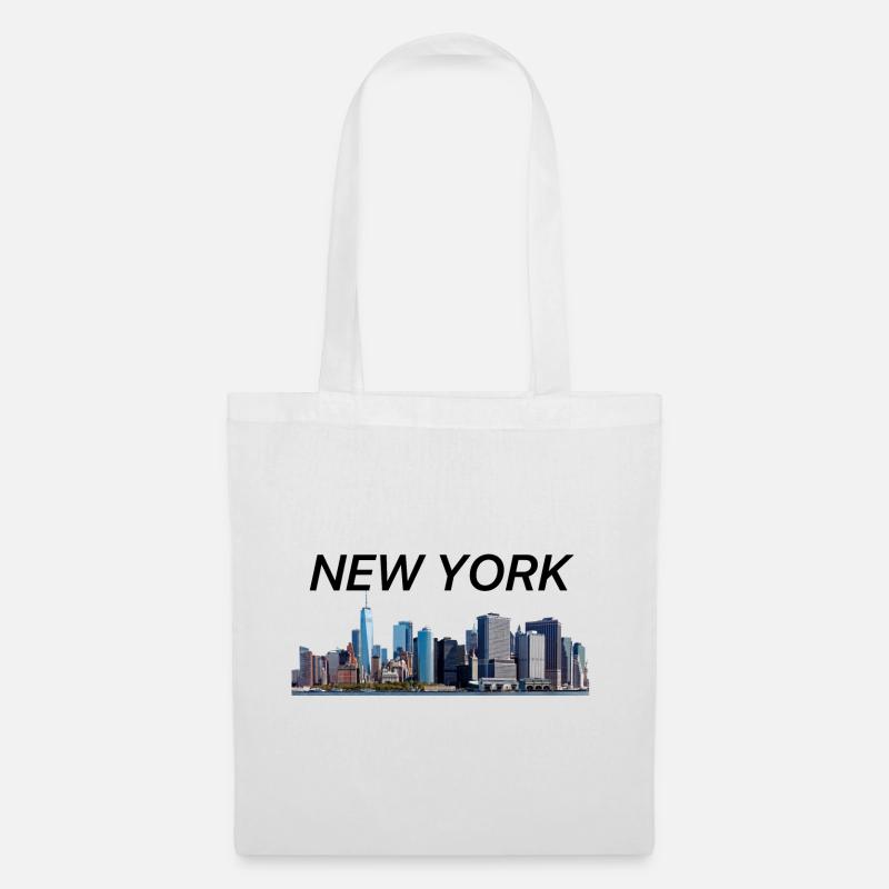 New York - Stoffbeutel - Weiß