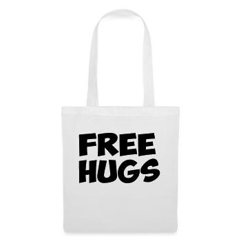 free hugs free hugs quote humor fun hug - Tote Bag - white - Front