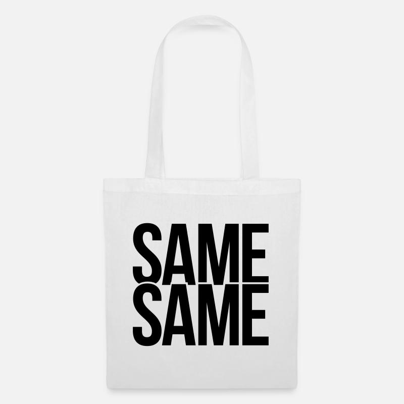 same same - Stoffbeutel - Weiß