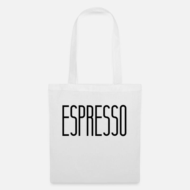 espresso - Tote Bag - white