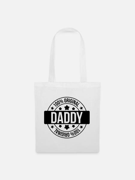 Daddy - Stoffbeutel - Weiß