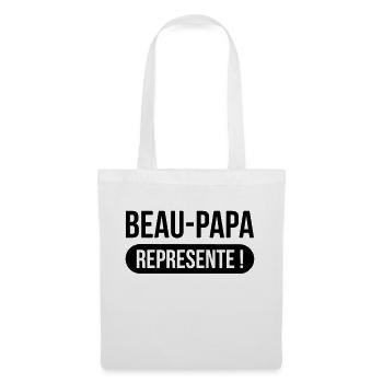 Beau-Père Représente ! - Sac en tissu - blanc - Devant