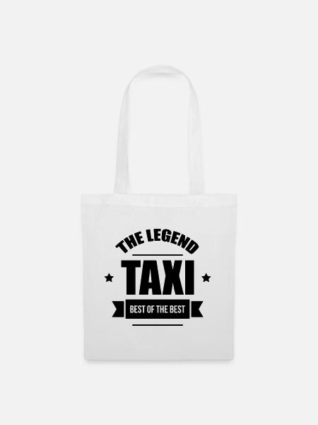 Taxi, the legend - Stoffbeutel - Weiß