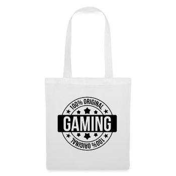 Gamer / Gaming - Sac en tissu - blanc - Devant