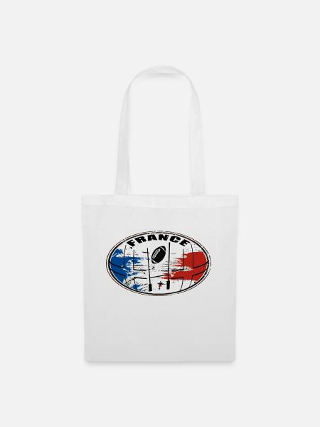 france sport rugby 02 - Sac en tissu - blanc