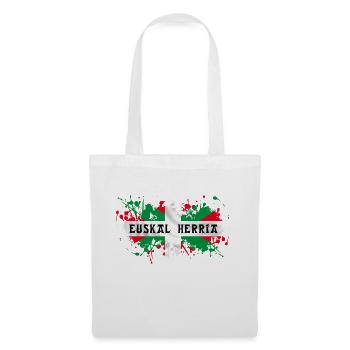 euskal herria - pays basque 59 - Sac en tissu - blanc - Devant
