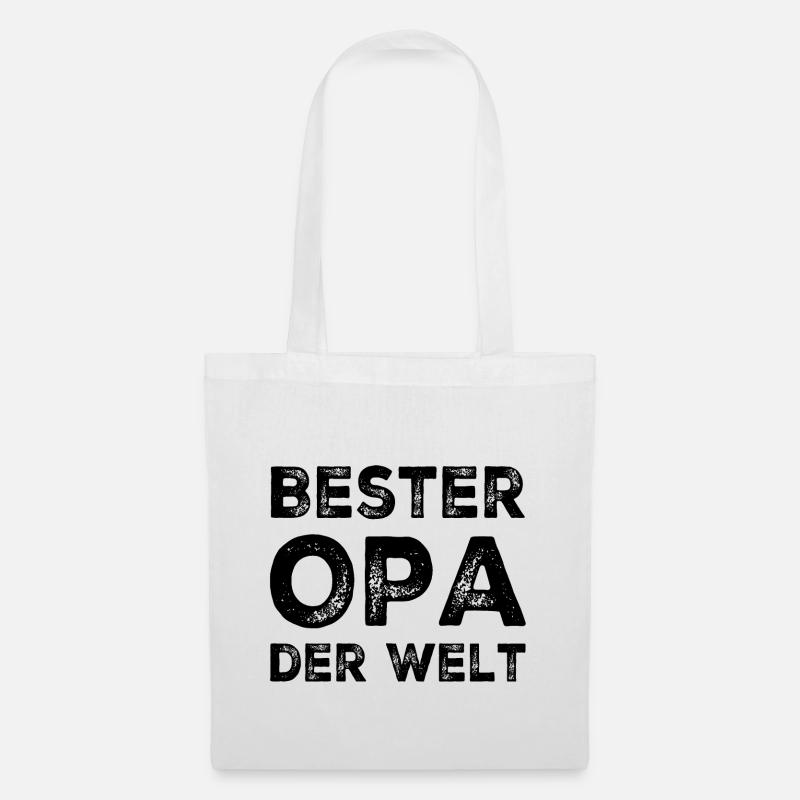 Opa - Stoffbeutel - Weiß